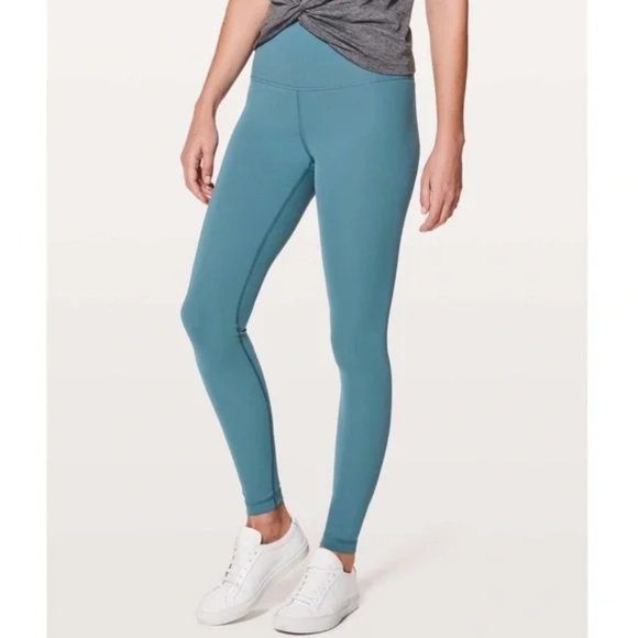 lululemon athletica Pants - Wunder Under Hi-Rise 28", Persian Blue